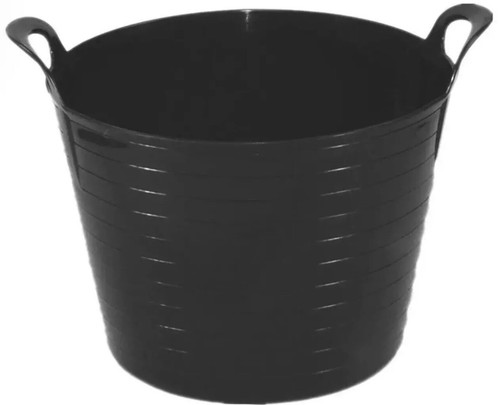 42litre black large flexi tub - 42litre,