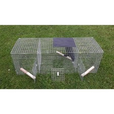 Trap Man Corvid Larsen Cage (Side Entry) 2 bird catch  Dimensions: 48"x15"x17".