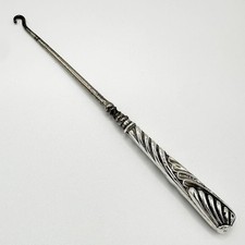 Antique button hook sterling - antique,