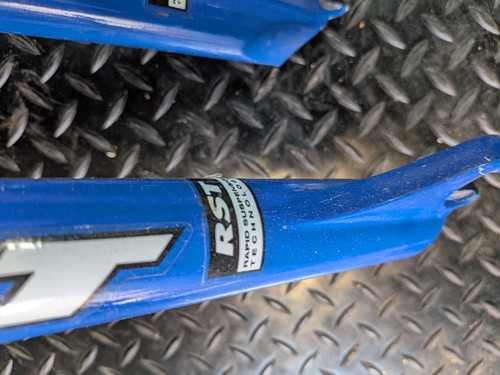 Rst 26inch forks - brake, blue