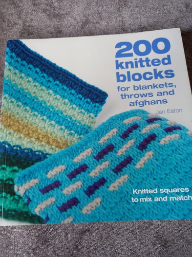 200 knitted blocks for