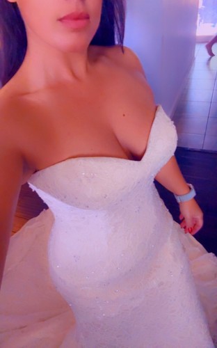 Ivory wedding dress size - , 12