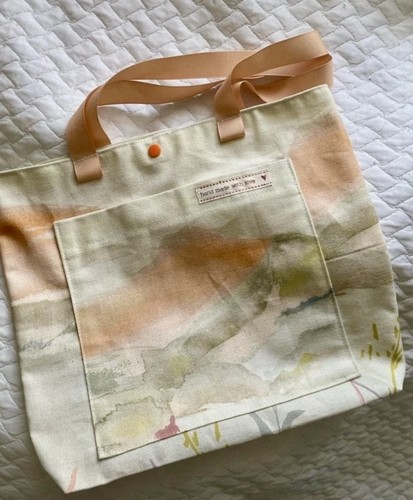 New handmade knitting tote bag - knitting/tote,