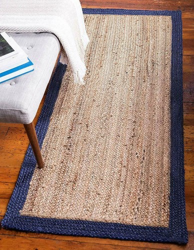 Vintage style jute rug - rug, runner