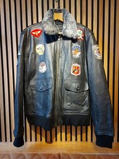 Top Gun Real Leather Bomber