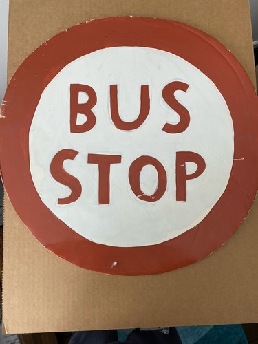 Bus stop stage - “bus, prop