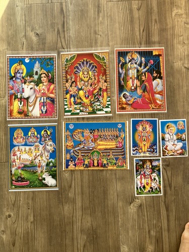 Laminated hindu devotional - hindu,