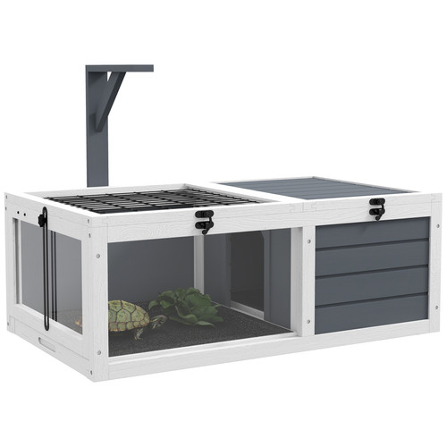 Pawhut tortoise house wooden - pawhut,