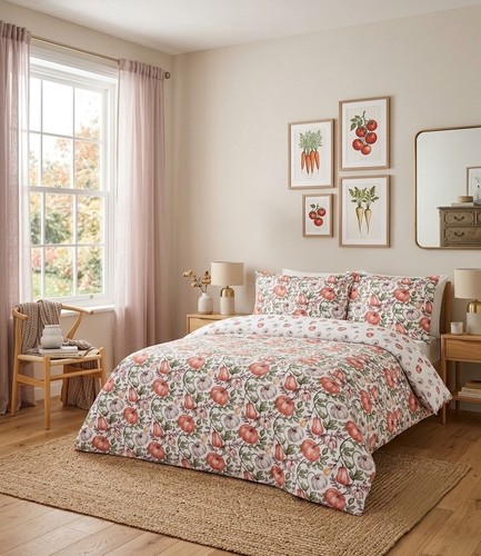 King size white - multi, shade