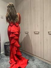 Red Prom Dress Size 10 -
