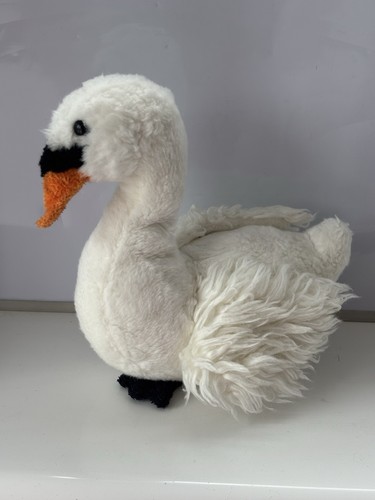 Ravensden white swan soft - swan, 9”
