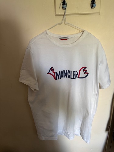 Moncler white logo graphic - moncler,