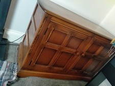 Ercol Antique Music TV Cabinet  Solid Hardwood