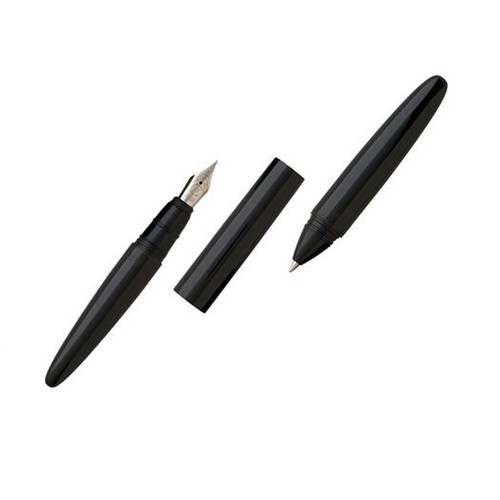 Duo ballpoint pen and - pen,