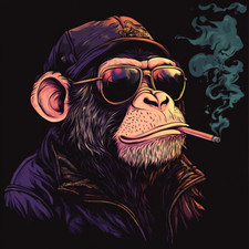 Wall decal sticker smoking