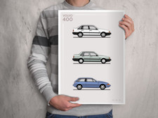 POSTER - VOLVO 400 EVOLUTION -