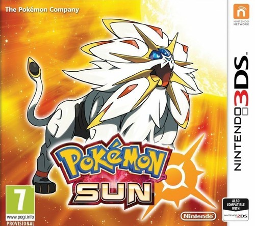Pokémon sun - sun, 3ds)