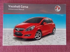 VAUXHALL CORSA INFOTAINMENT SAT NAV NAVIGATION RADIO CD HANDBOOK (ACQ 7155)