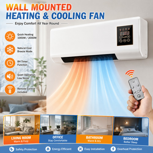 Electric heater fan air - heater,