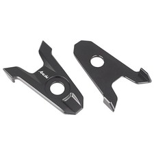 Fit Kawasaki Z800 2013 2014 2015 2016 Black CNC Rear Axle Blocks Chain Adjuster