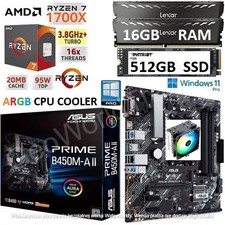 AMD Ryzen 7 1700X + 16GB RAM +