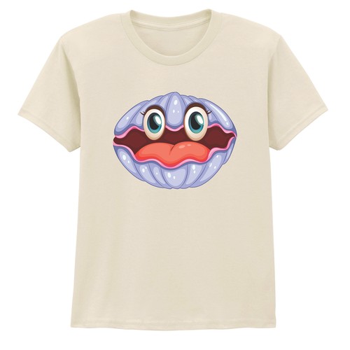 Funny clam kids shirt silly - funny, t-shirt