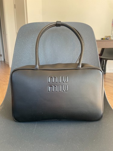 Faux leather boston shoulder