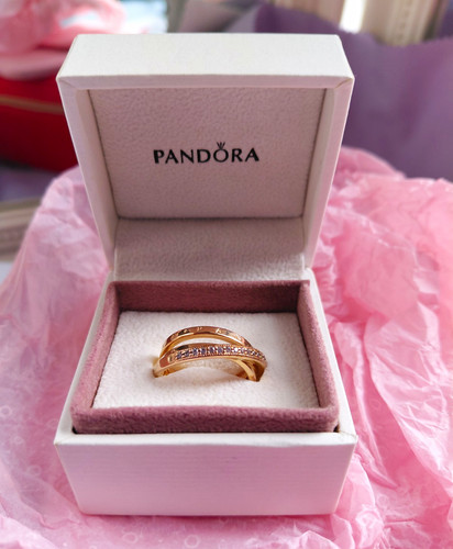 Pandora rose gold - rose, plated