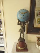 A Lenzkirch Atlas figure clock