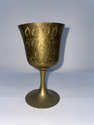Brass goblet - goblet,