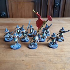 Warhammer Fantasy Wood Elves x10 Wildwood Rangers with Full Command Painted