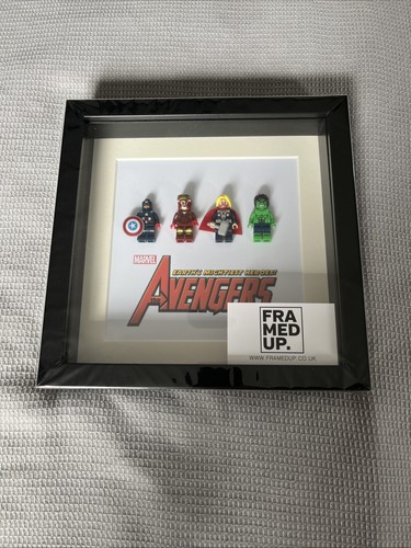 Avengers framed lego figurines - framed,