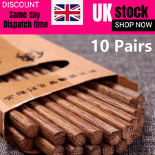 10 Pairs Natural Rosewood