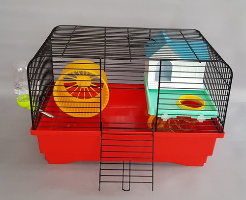 Hamster cage with tubes house - hamster,