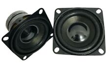 2 x (Pair of)  10W 8R Speakers  -  10 watt 8 ohm  -  50mm  -  Square - Mountable