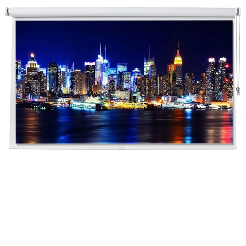 113 white projector screen - 113",
