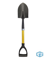 MINI BUILDERS SHOVEL WITH FIBREGLASS SHAFT ROUND POINTS
