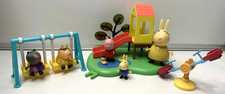 Peppa Pig park swings etc  set figures  kids toys   (P3)