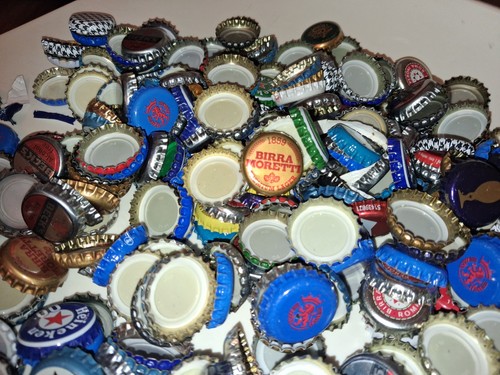 Beer bottle tops joblot - bottle,