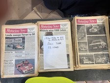 Motoring News Newspapers -1974