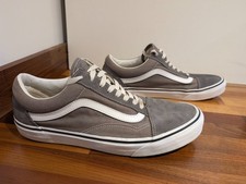 Vans old skool grey pumps trainers size uk 10 eu 44.5