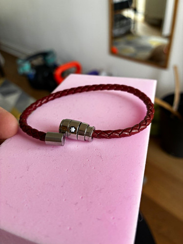 Montblanc signed braided red - braided,