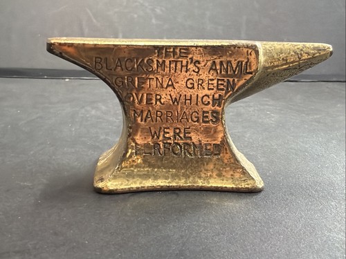 Brass small anvil - small, gretna