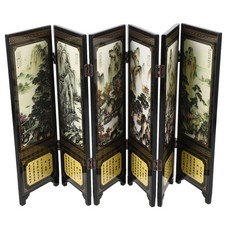 Small Folding Screen Chinese Desktop Folding Screen Chinese Style Desktop Decor