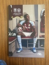 Match Programme Aston Villa V Manchester City
