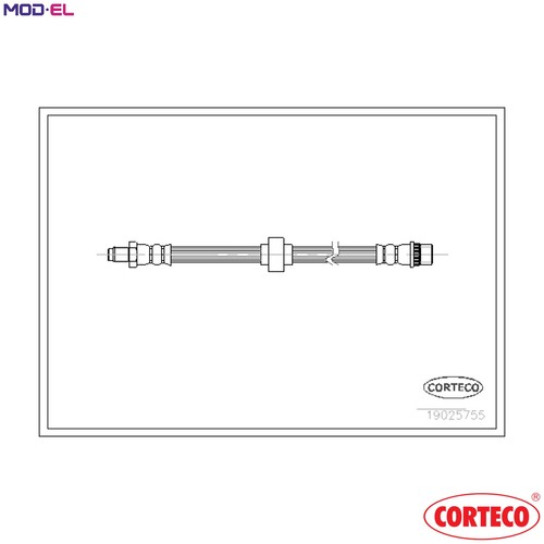 Brake hose 19025755 - brake,