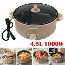 4.5L 1000W Slow Stew Pot Glass