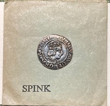 Rare Scotland James V hammered silver One Third Groat type IV c. 1536 - Sp# 5380