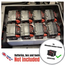 8 x M18 5.0Ah Battery Holder