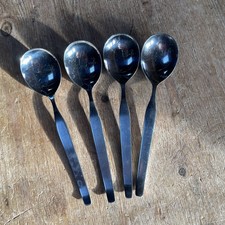 4 Viners Profile Stainless Soup Spoons 18 cm